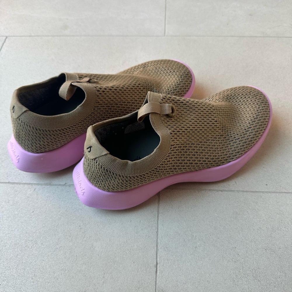 Allbirds Tan and Pink Women's Sneakers